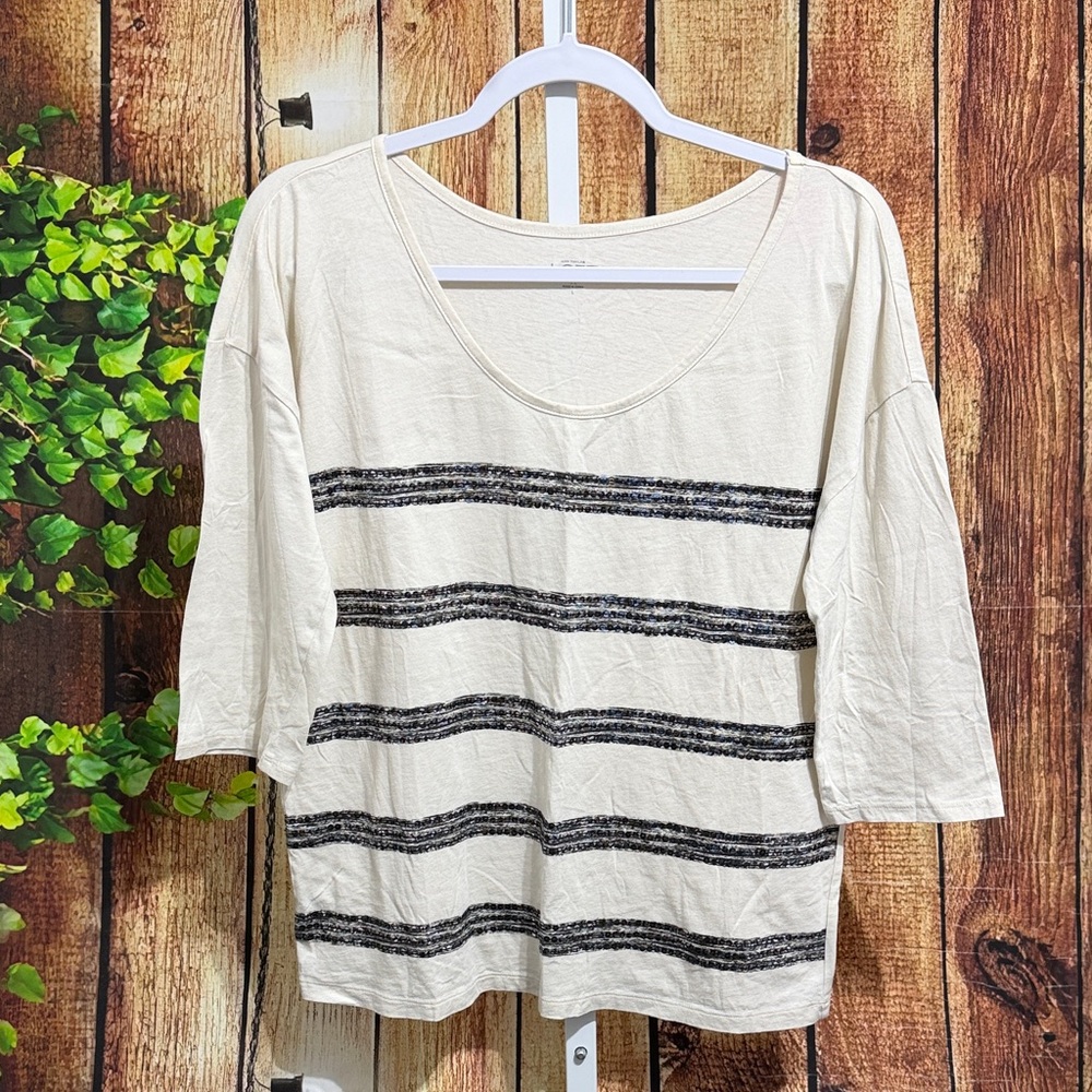 Loft Sequined Top Size L